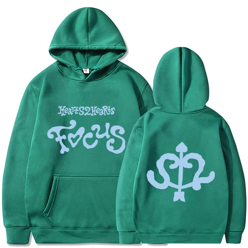 Hearts2Hearts Focus EP Gabriela Grafik-Hoodie für Männer und Frauen, Hip-Hop-Mode, Oversized Streetwear, Ästhetische Kapuzenpullover für Männer – Detail 4
