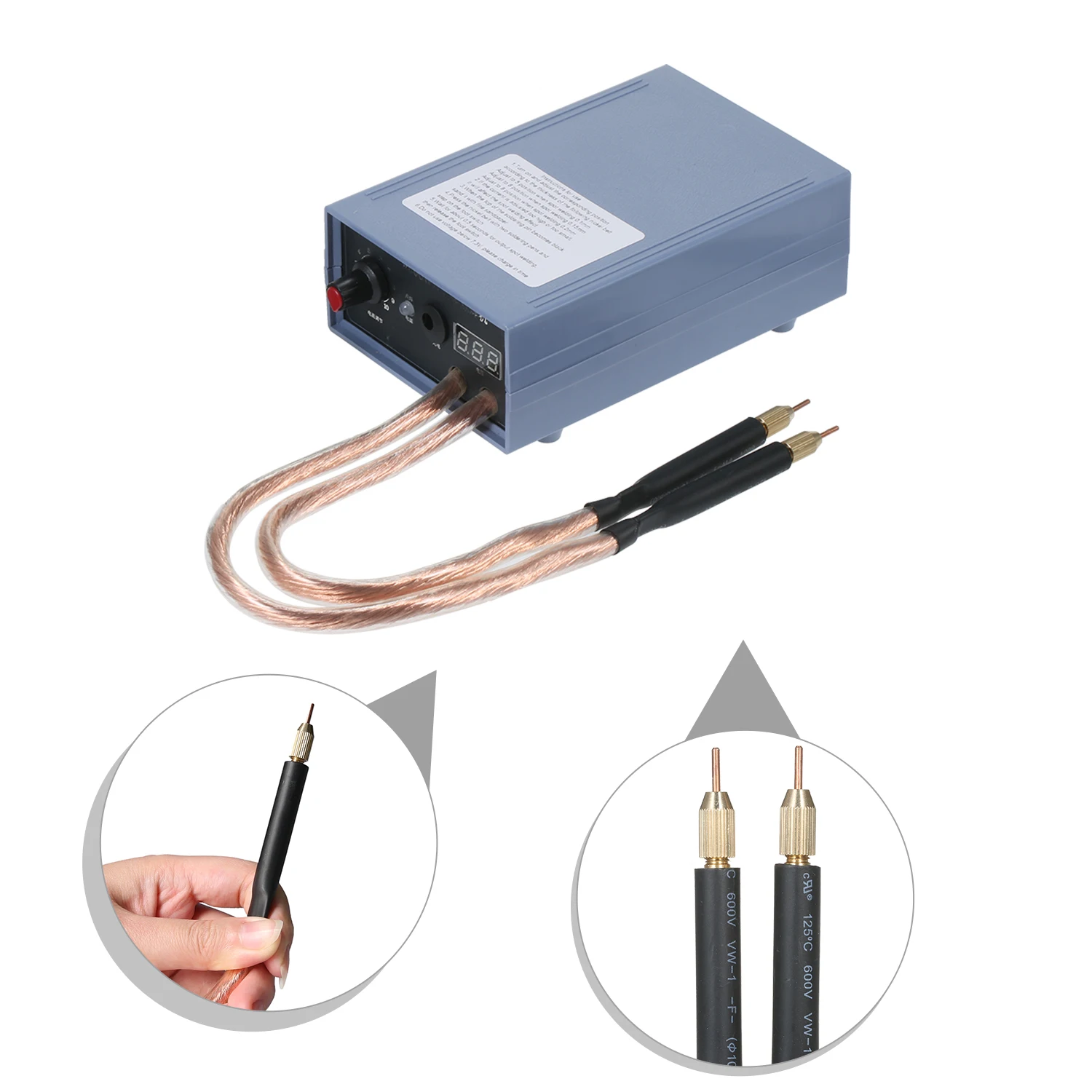 Weytoll بقعة لحام 5000 واط عالية الطاقة يده ماكينة لحام نقطي المحمولة 0-800A لحام الحالي #3