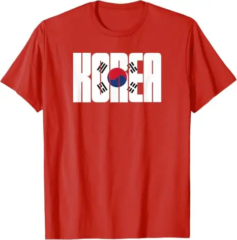 Patriotisches koreanisches Südkorea-T-Shirt, Flagge von Südkorea, koreanische Sportspiele, Sporttrikot, Fußball-Grafik-T-Shirt, Fußballkleidung – Detail 13
