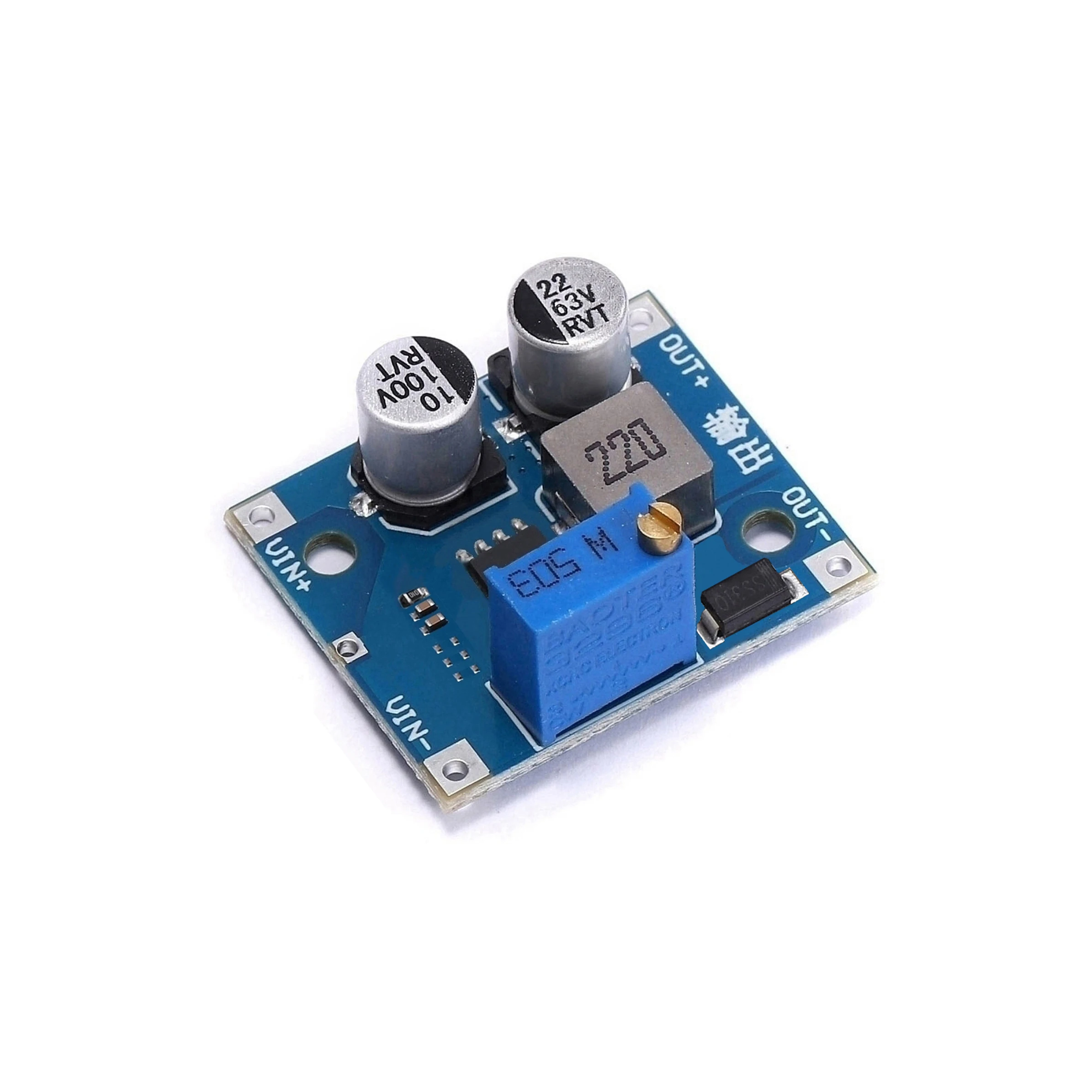 LX8015 DC-DC Adjustable Step-down Power Module Input 5-80V To 1-62V 1.5A Power Converter Over XL7015 For Solar Energy Circuit