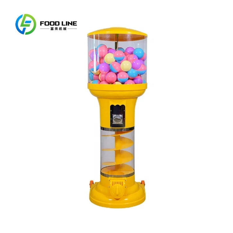 Customized coin operated capsule toy dispenser indoor amusement gachapon machine for children entertainment venue