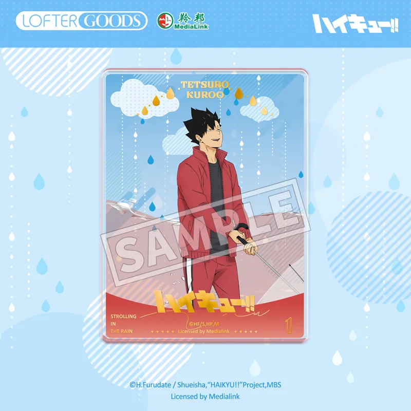Haikyu!! Shoyo Hinata Tobio Kozume Kenma Tetsurou Kuroo China Autorização Oficial Espire Sunny Series Placas de Acrílico