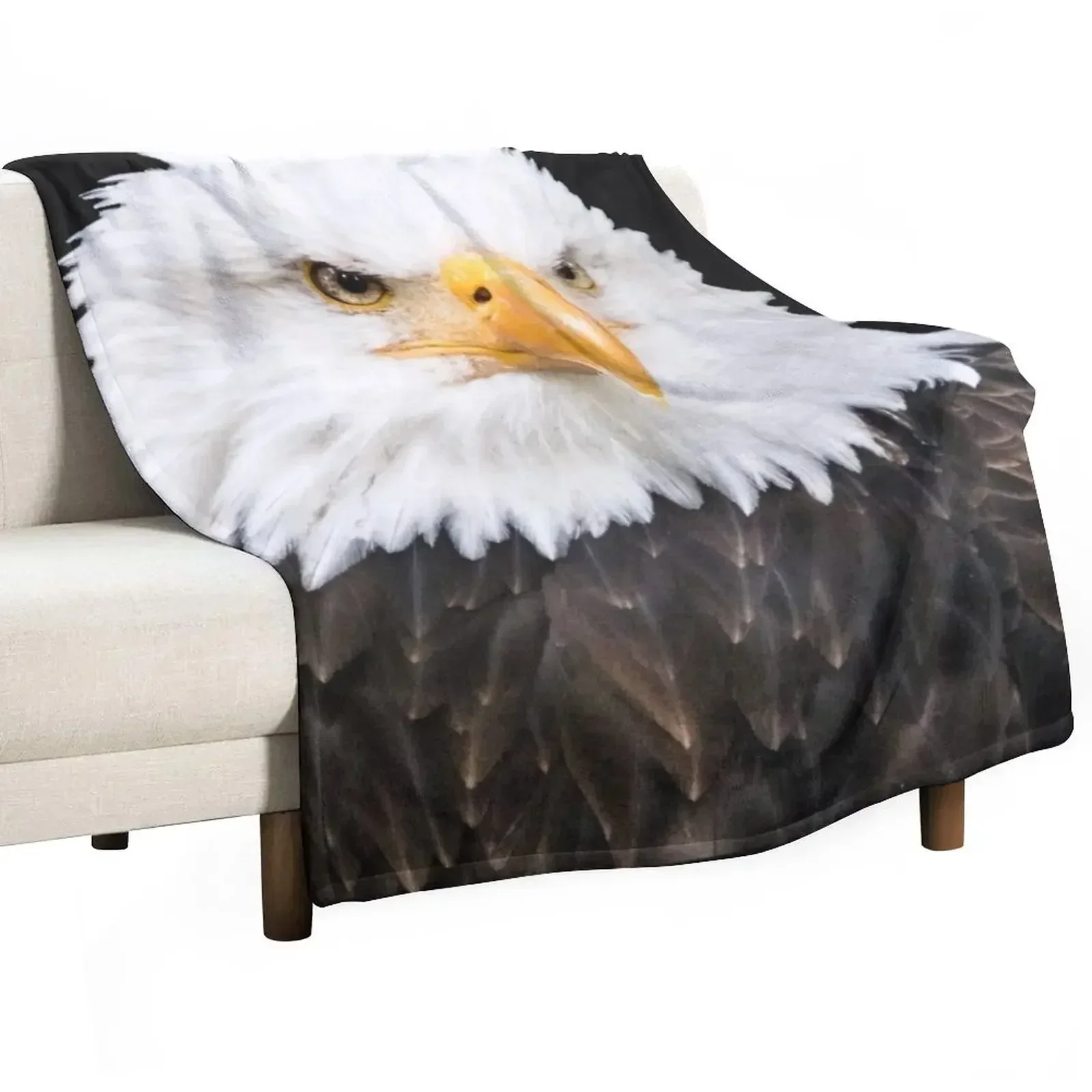 

Bald eagle Throw Blanket Summer Beddings Hairy Blankets