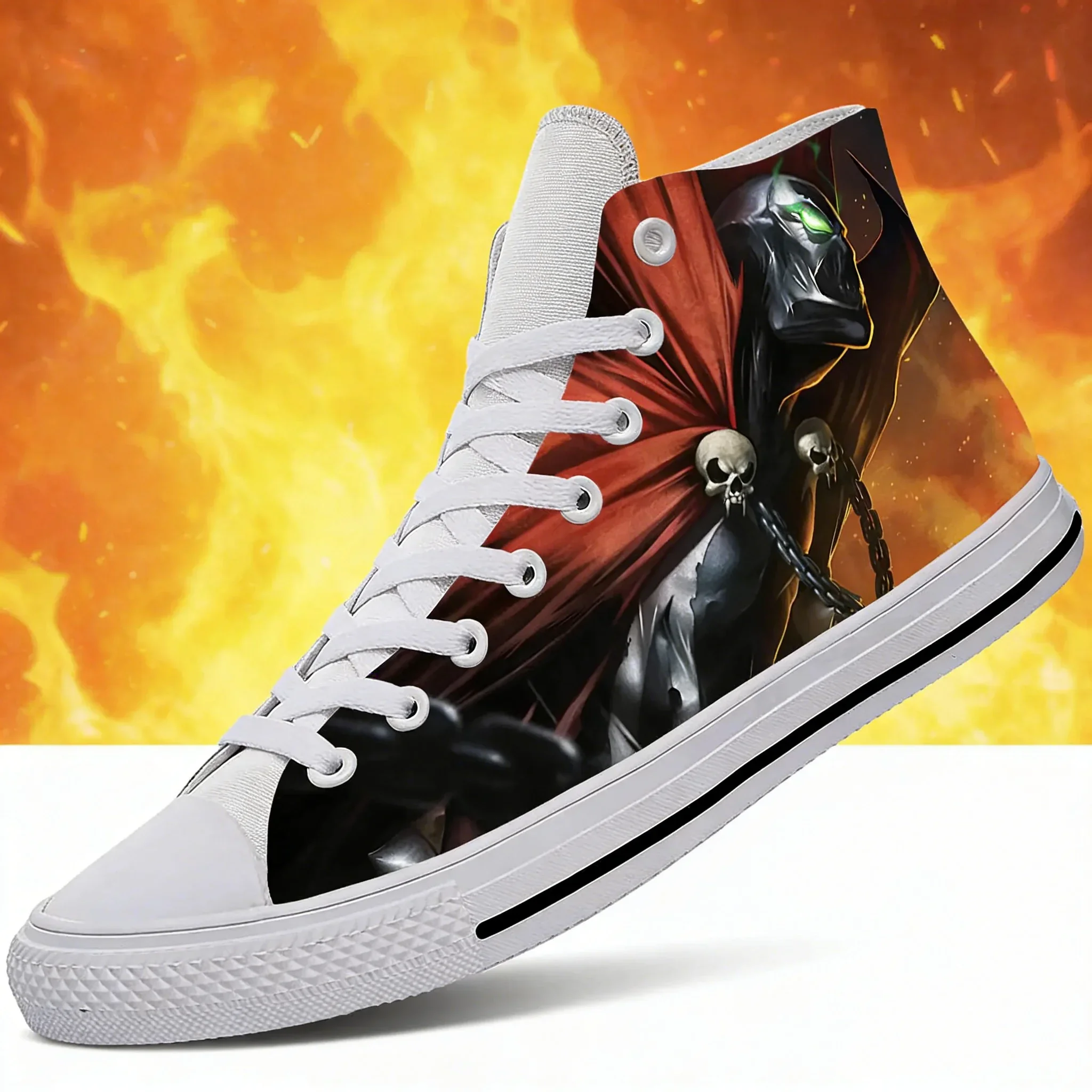 

Hot Anime High Top Sneakers - Lightweight Breathable Summer Board Shoes for Men Women