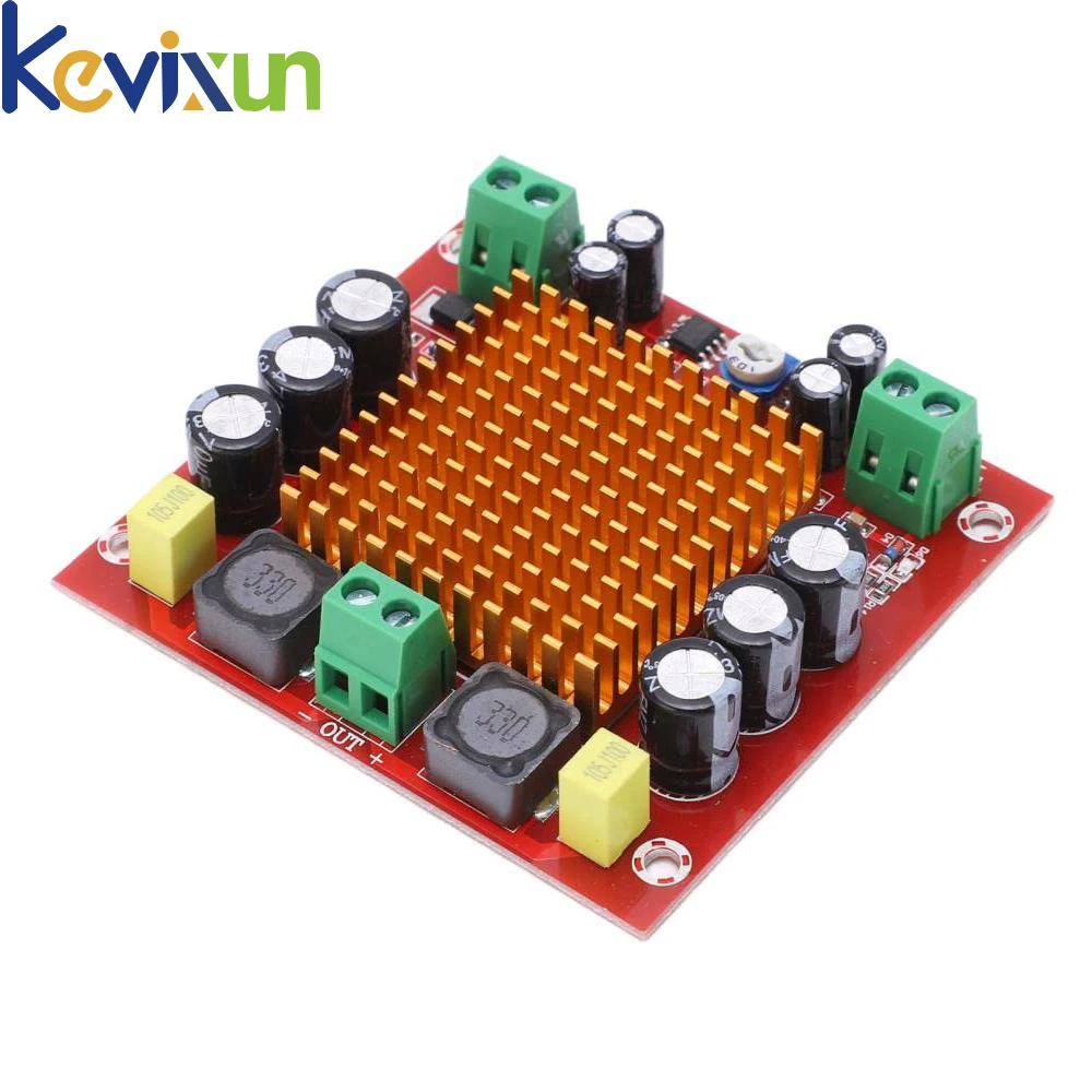 XH-M544 DC 12V 24V 150W TPA3116DA TPA3116D2 Mono Channel Digital Power Audio Amplifier Amp Board With Preamplifier