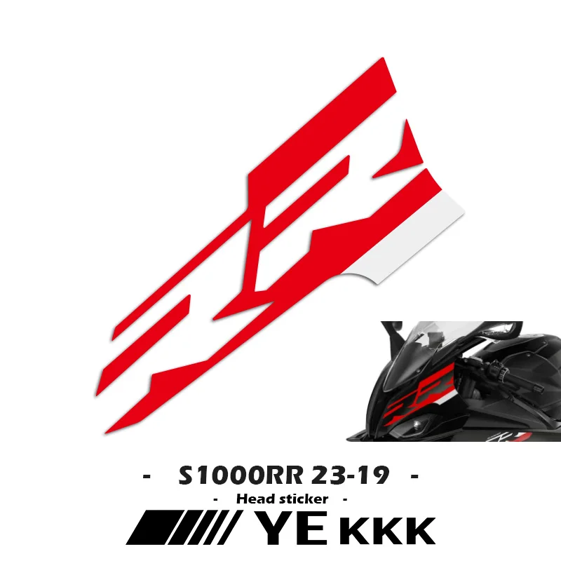 

S1000RR 2023 Motorcycle Accessories Sticker Decal For BMW S1000RR 2019 2020 2021 2022 2023 Head Sticker RR Drawing S 1000 RR