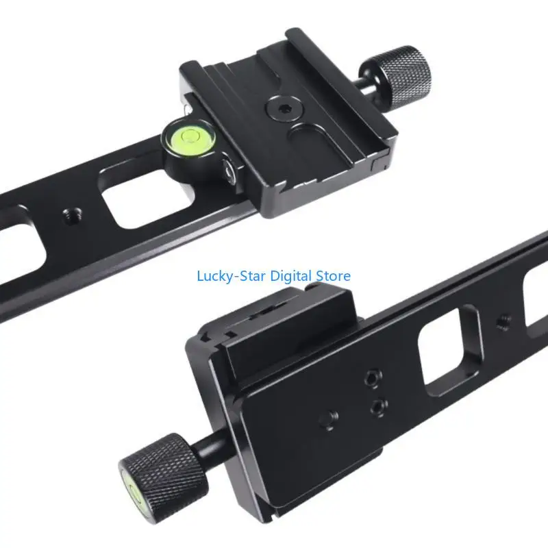 

N7MC Metal Quick Release Plate with 1/4in 3/8in Screw Hole AntiSlip Silicone Pad