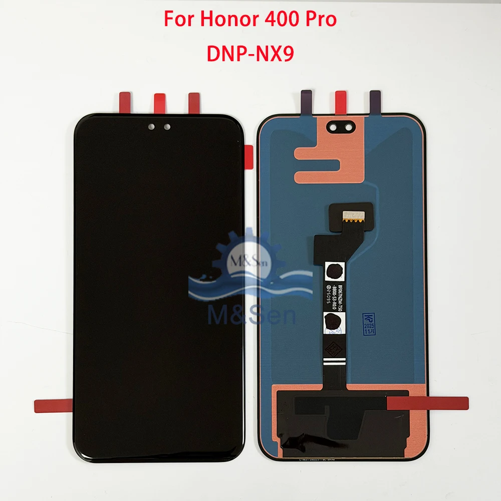 6.7" Oryginalny wyświetlacz Amoled do Huawei Honor 400 Lite LCD z ekranem dotykowym do Honor 400 DNY-NX9/ 400 Pro DNP-NX9 z ramką — zdjęcie produktu 6