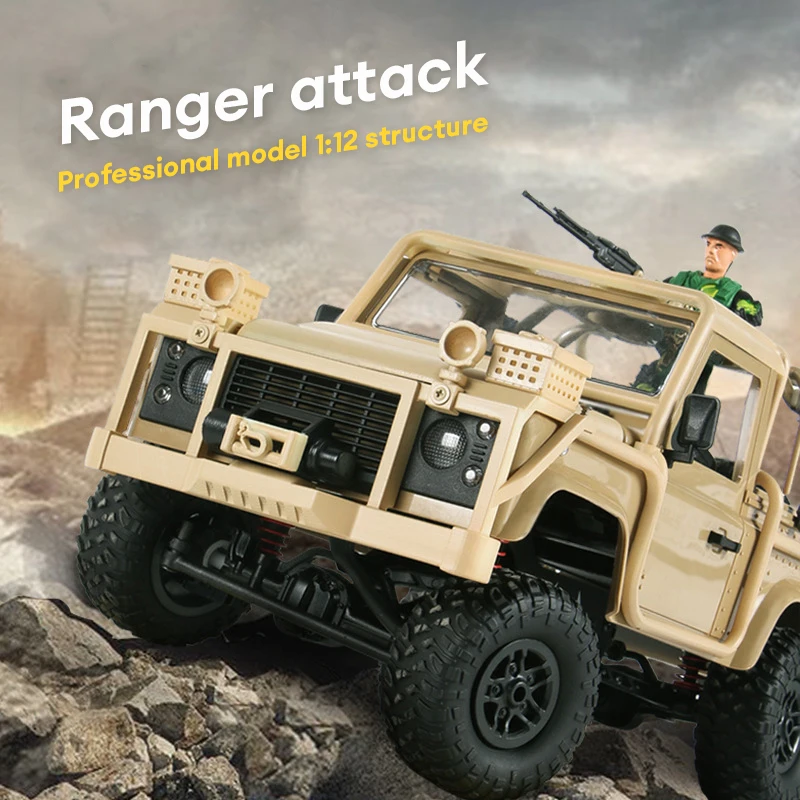 MN96 Rc Car Radio Control Cars Children Toys Off-Road Vehicle Model 4Wd High-Horsepower Climbing Military Truck Toys for Boys