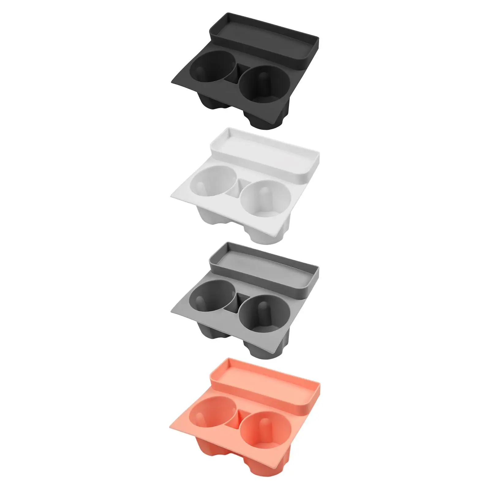Silicone Center Console Cup Holder Container Drink Organizer Sturdy for Tesla Model 3 Y Waterproof Material Accessory
