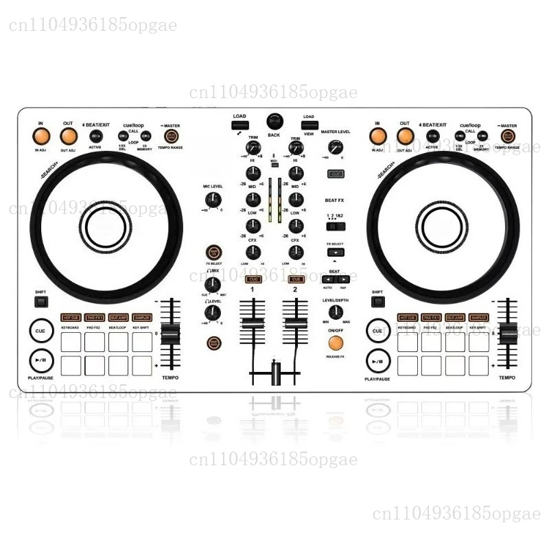 DDJ-FLX4 Film All-in-One-Maschine FLX4 Controller Disc Player ddjflx4 Aufkleber weiß