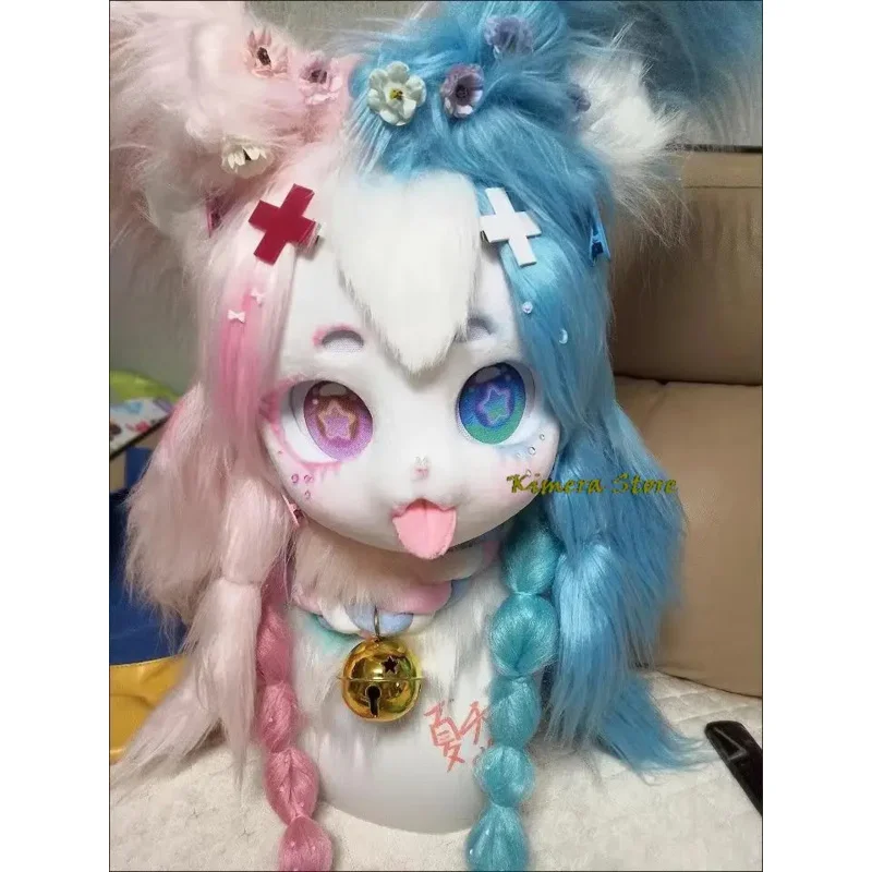 2025 NewFursuit Eyeball Cosplay Costume Furry Suit Kigurumi Headsets Accessories Animal Dust Net Printing Eye Pupil Cartoon AA