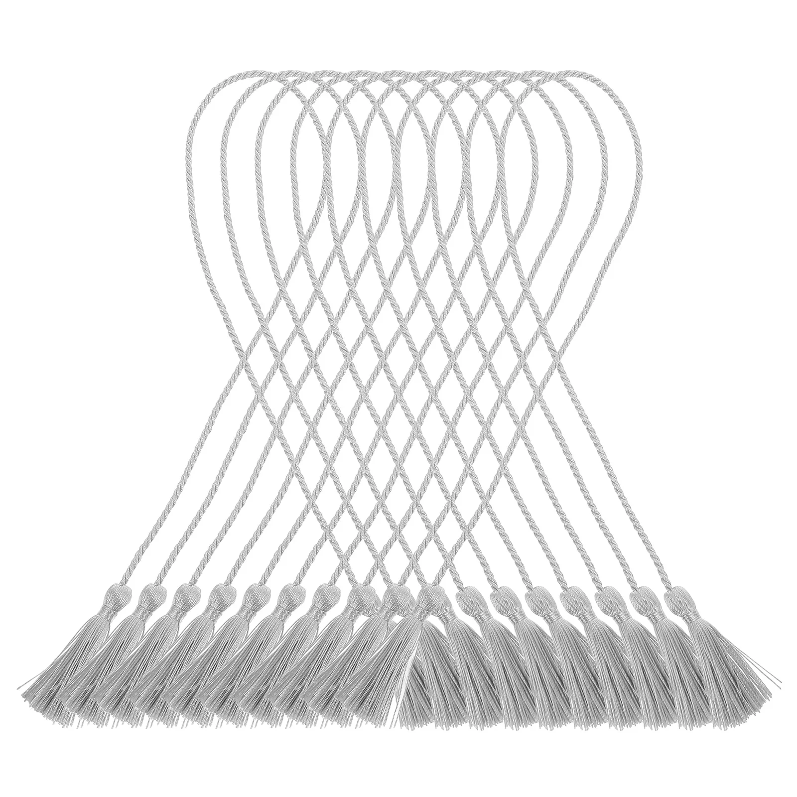 

10Pcs Curtain Tassel Hanging Single Ball Tiebacks Premium Polyester Heavy Curtain Holdbacks Elegant Decorative Accessories