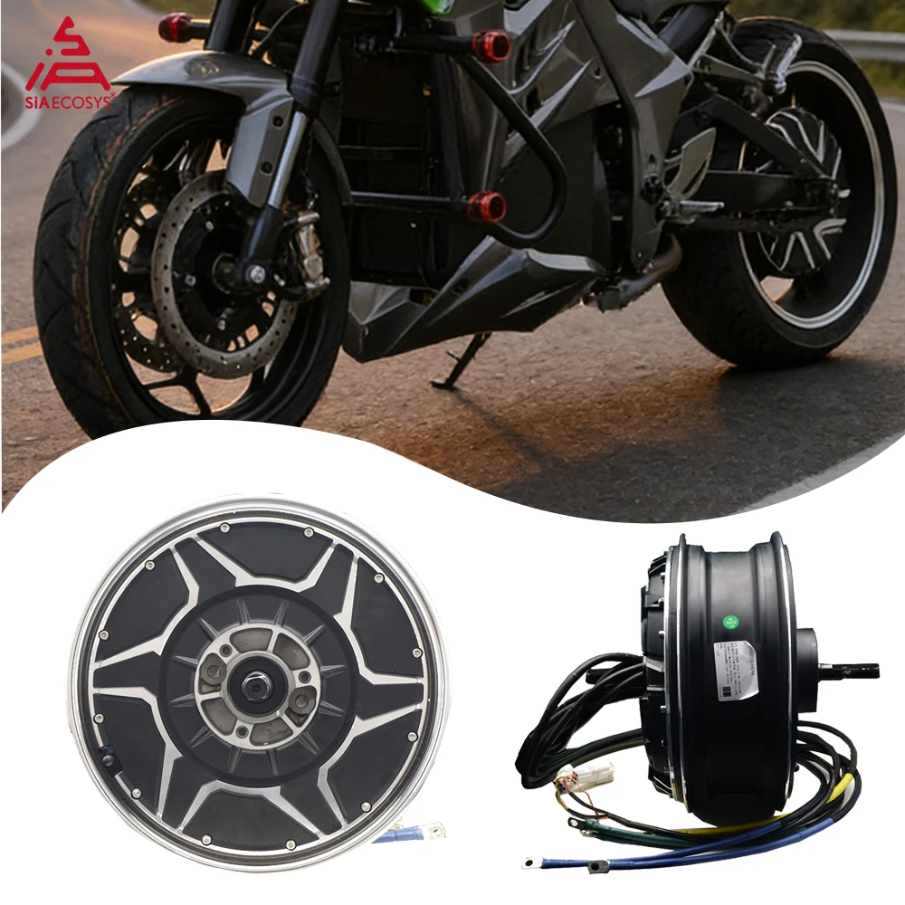 QSMOTOR QS268 12x3.5 Inch 90H 25KW 72V High Power Hub Motor for Electric Scooter Motorcycle Racing Wheel Drive Conversion Kit