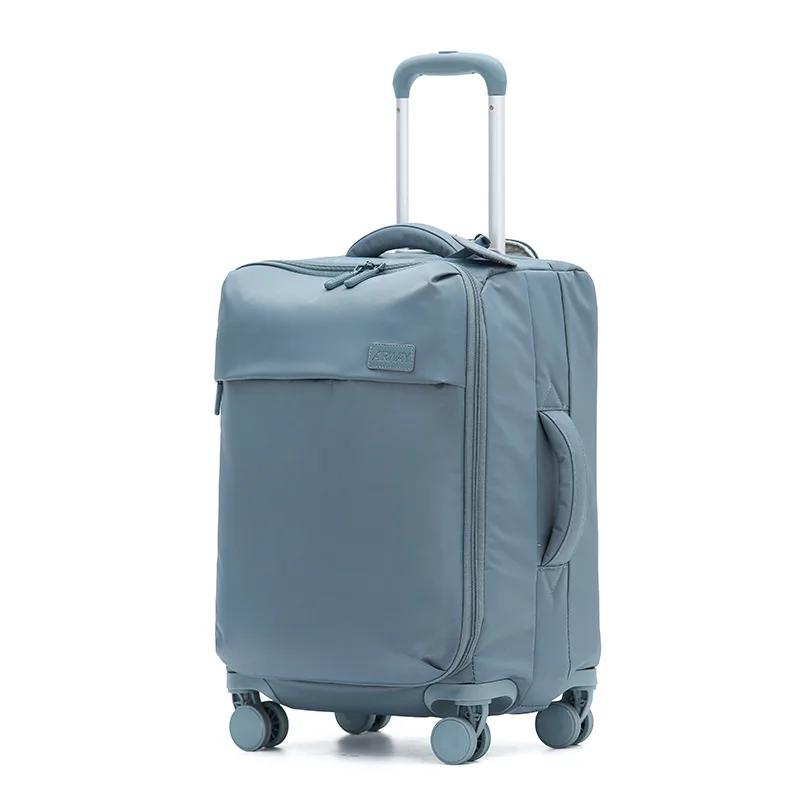 20inch Travel Expandable Soft Suitcase On Wheels Cloth Boarding Case Trolley Rolling Luggage Bag