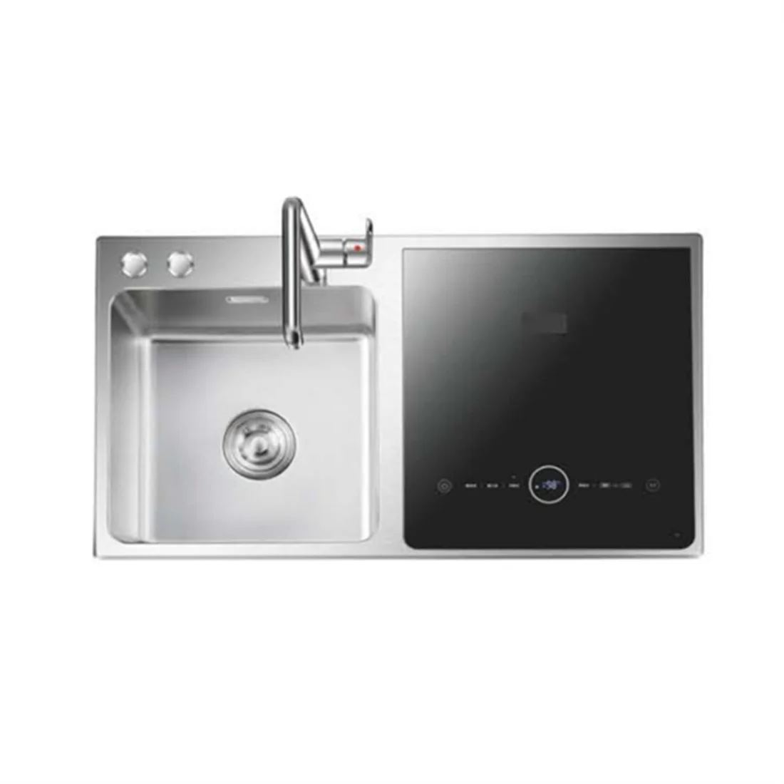 European Smart Dual Sink Dishwasher Stainless Steel Sink Dishwasher Efficient Dishwasher Light Emitting Diode Display