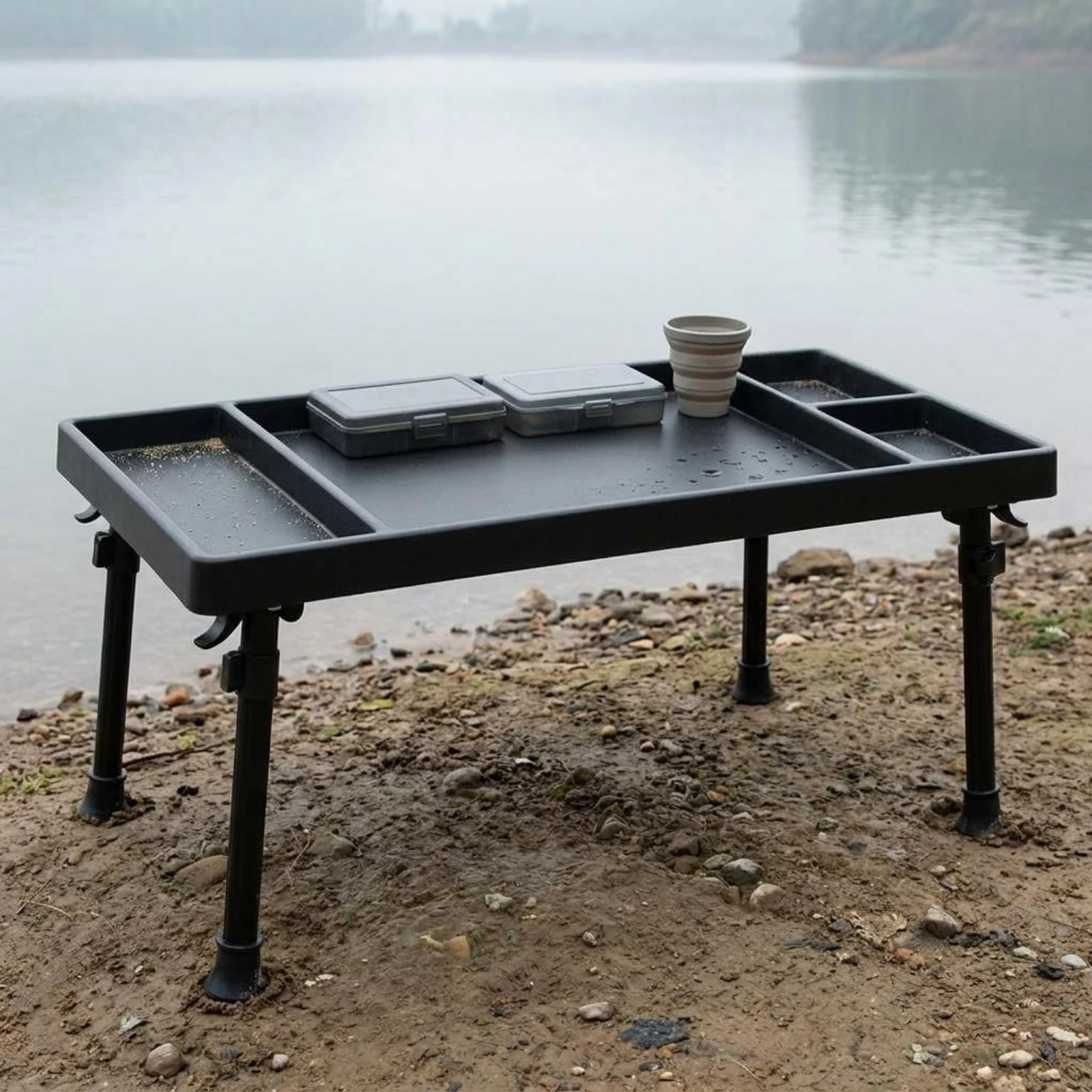 Mesa de Pesca con Bandeja y Pa - Furniture Hardware Feet reseña y precio