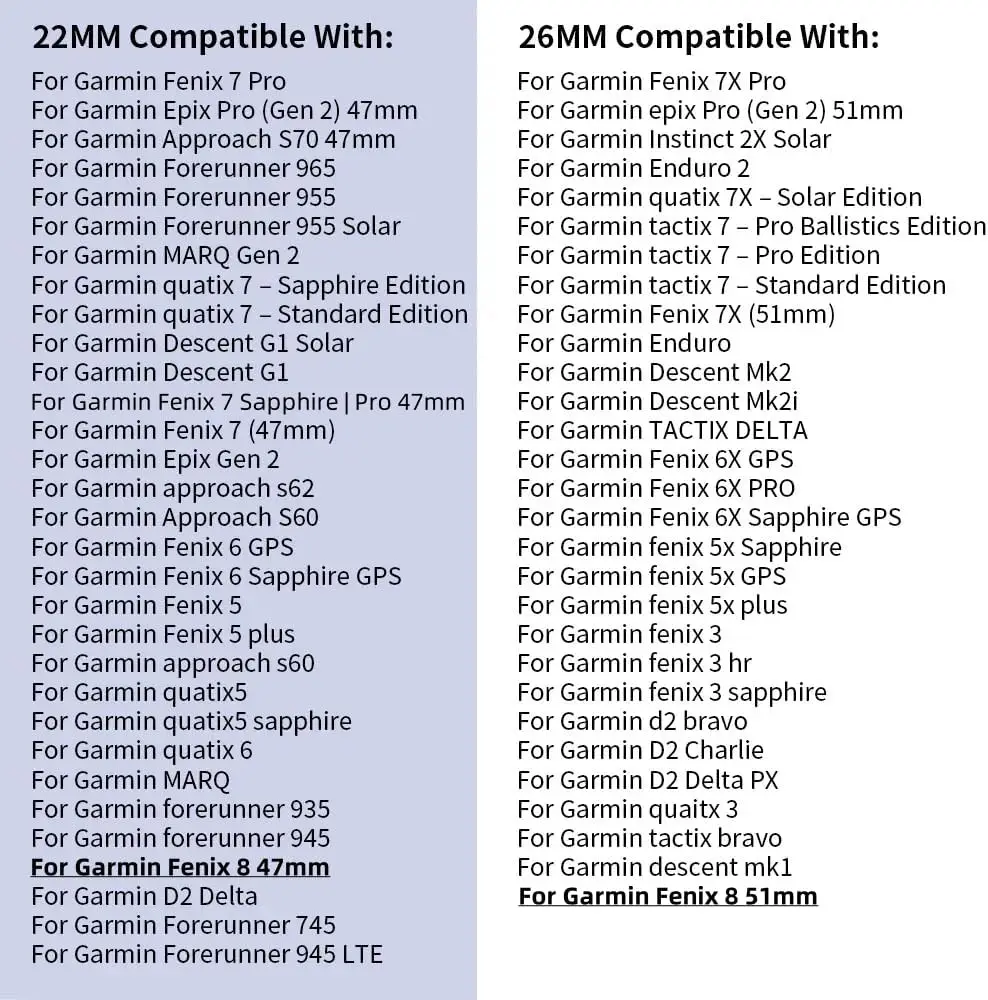 22 26MM Silicone WatchBand Strap For Garmin Fenix 7 7X 6X 6 Pro 5 5X Plus Epix Gen2 Enduro 2 WristStrap QuickFit Release Bracele