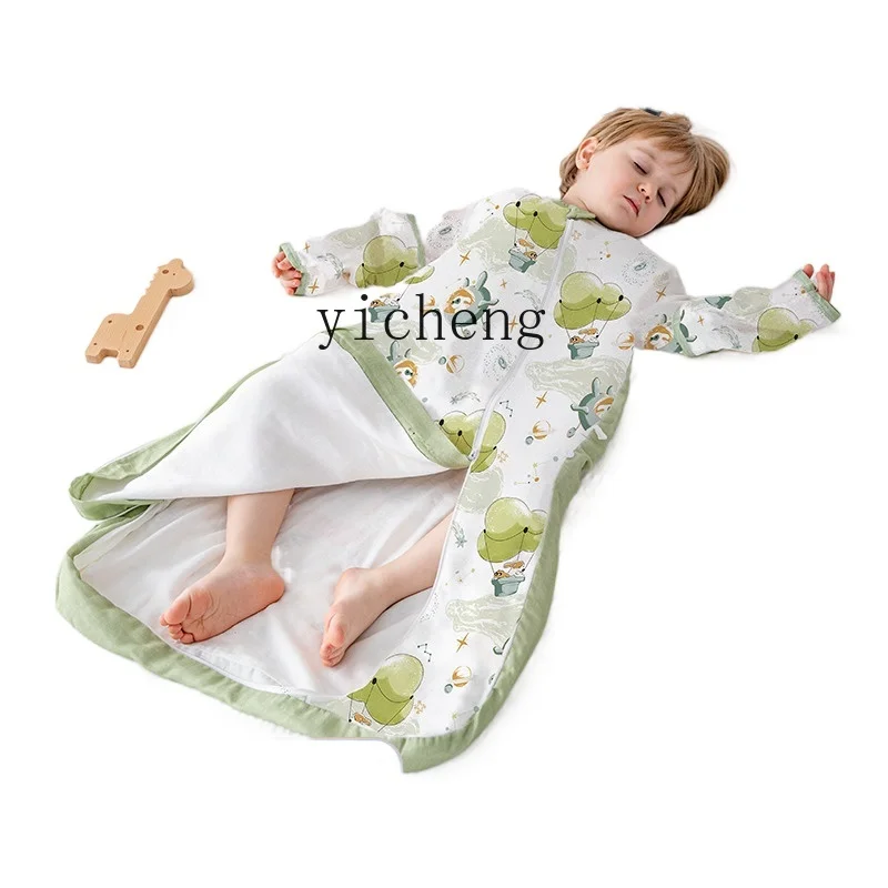 YY Baby Sleeping Bag Spring and Autumn Gauze Newborn Baby Child Baby Summer Thin