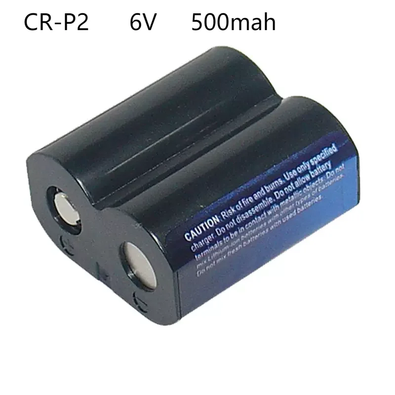 Compatible with Panasonic CR-P2 Camera battery 6V CRP2 rechargeable (Li-Fe) battery