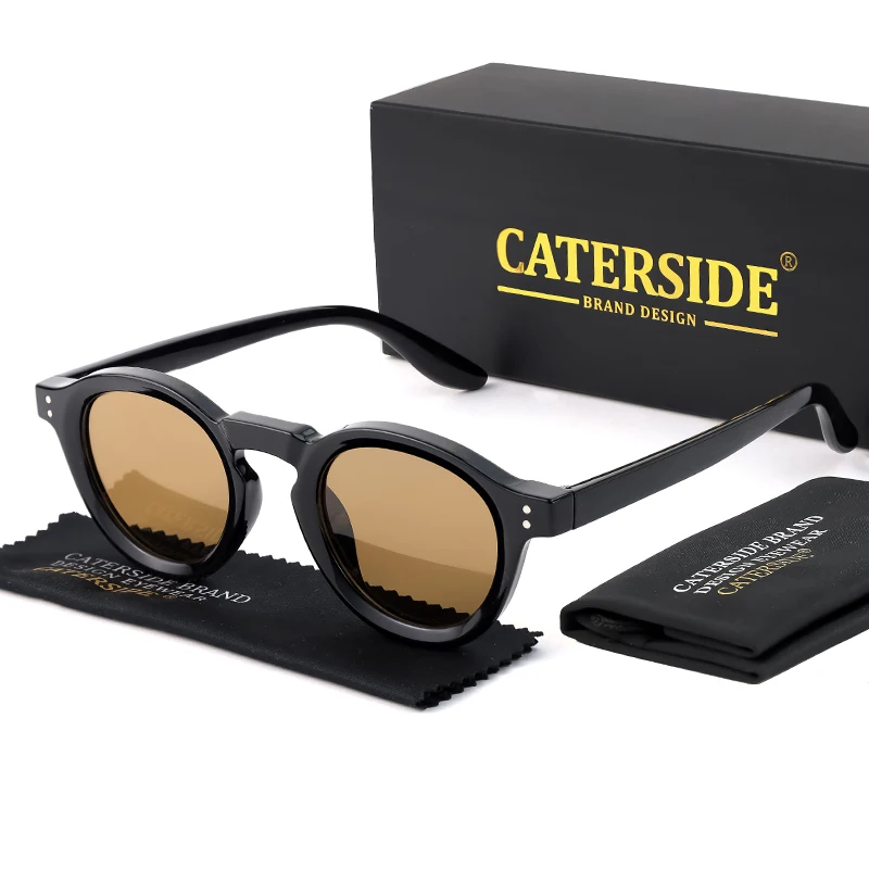 CATERSIDE Neue Polarisierte Sonnenbrille Männer Hochwertige TR90 Rahmen TAC Linsen Runde Sonnenbrille Frauen Fahren Reise Angeln Brillen – Detail 8