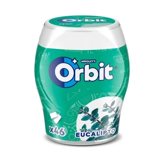 Orbit bottle of sugar-free gum eucalyptus 6x46 chewing gum