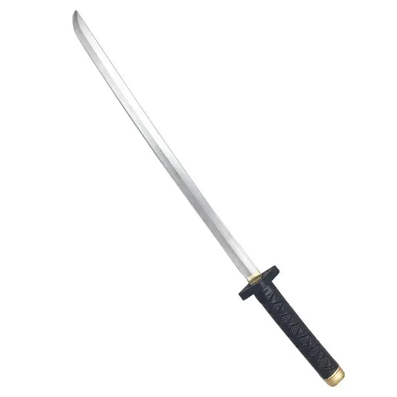 Anime Cosplay Ninja Sword para crianças, PU Leather Simulation Weapon Toy, Ideal para o Halloween, Adereços de Performance de Palco, Presente Perfeito, 60cm