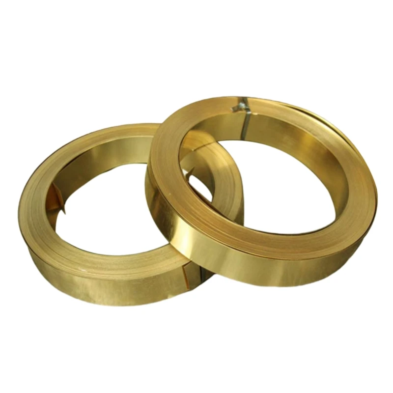 1pcs H62/H65 Brass Sheet Metal Thin Foil Plate Thin Brass Sheet Roll Thick 0.01-0.5mm width 10-200mm