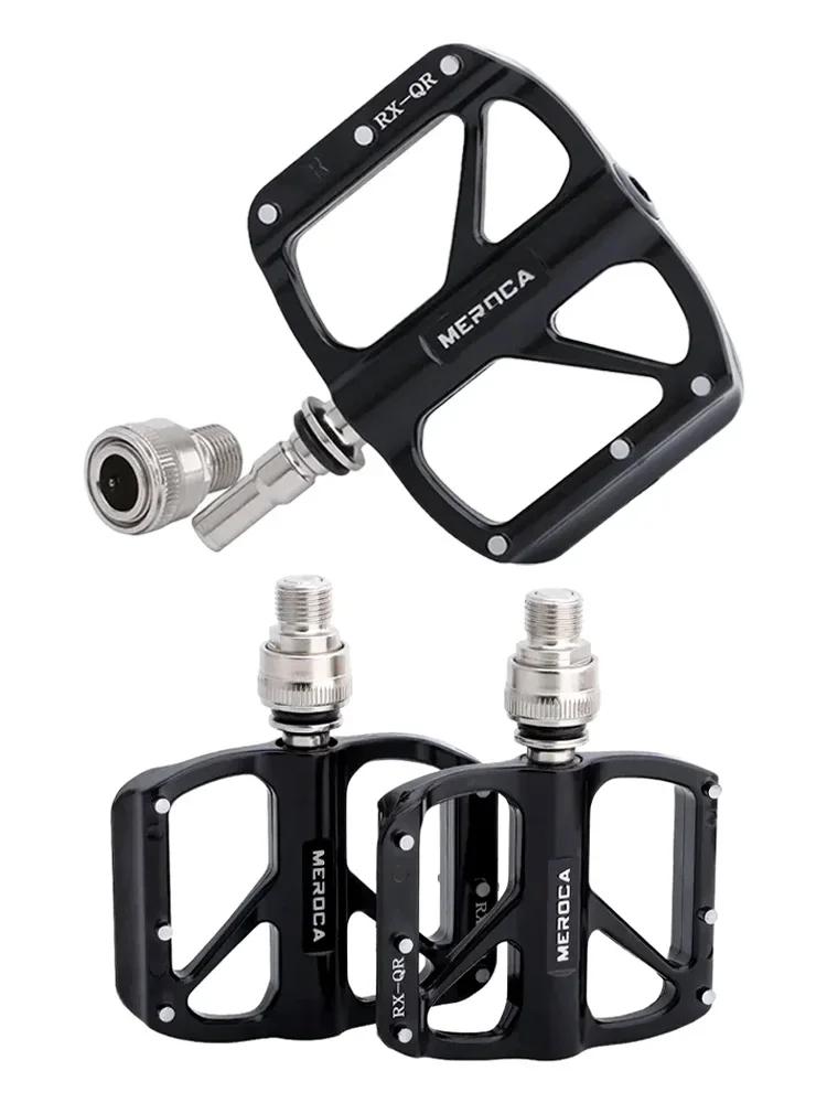 AliExpress GOLDIX MEROCA Quick Release Bicycle Pedals 3-Bearing Non-slip Aluminum Alloy Folding Bicycle Pedals Bike Pedal