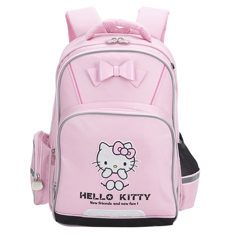 

Sanrio Hello Kitty Stuff shoulders student bag Anime Figure Kawaii Cartoon cute girly gift Stationery school supplies Japanese