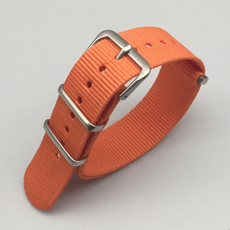 Nylon Canvas Strap 18mm 20mm 22mm 24mm Sports Fabric Nylon Watchband Accessories Band Buckle Belt