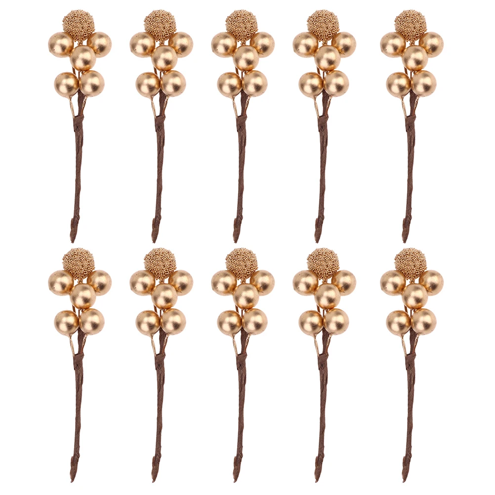 

20pcs Artificial Berries Decoration Simulation Xmas Berry For Diy Wreaths Garland Home Party Supplies Foam Branches Craft