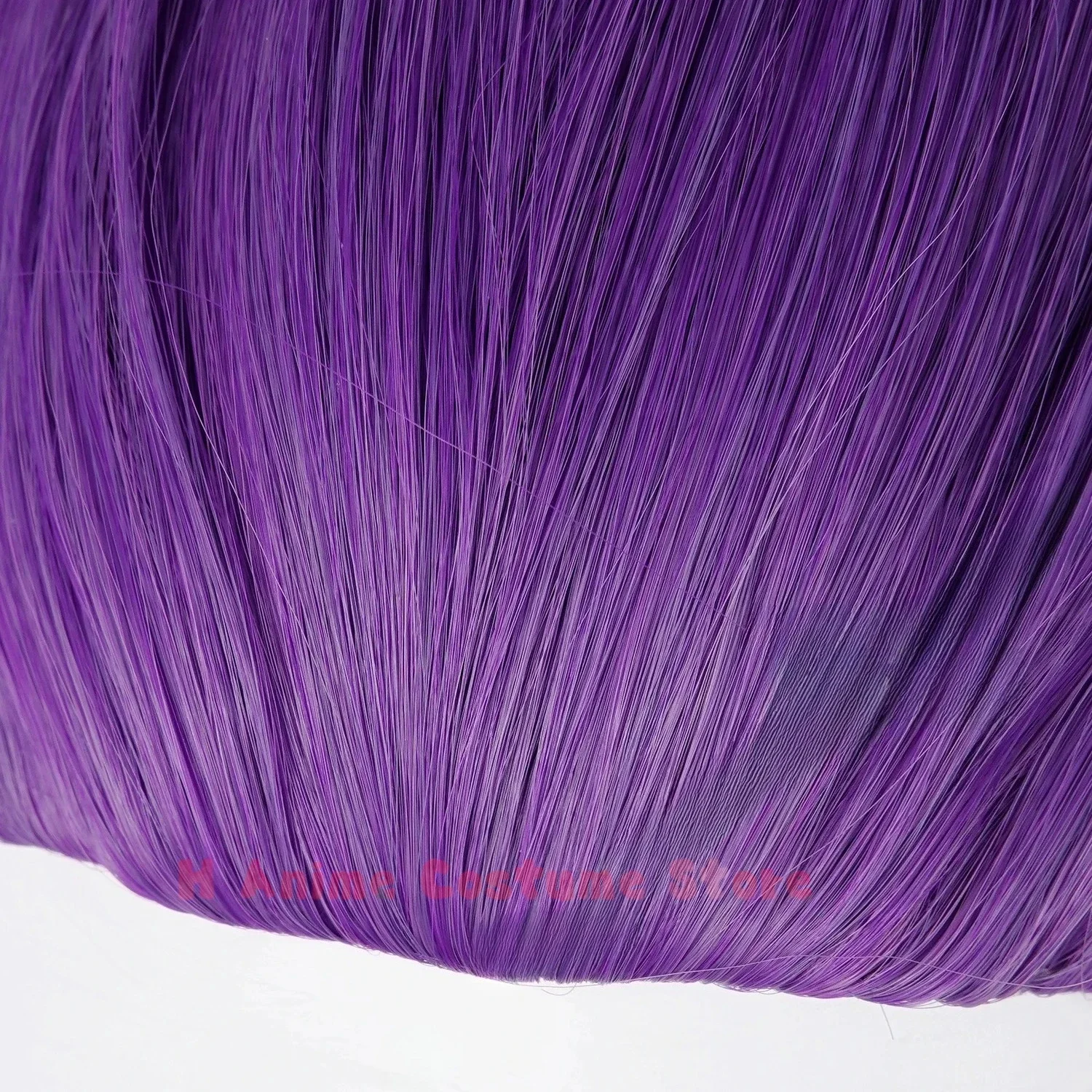 رومي شعر مستعار تأثيري فيلم KPop شيطان الصيادين الأرجواني جديلة الشعر الطويل ألياف مقاومة للحرارة الشعر + غطاء شعر مستعار هالوين الفتيات النساء