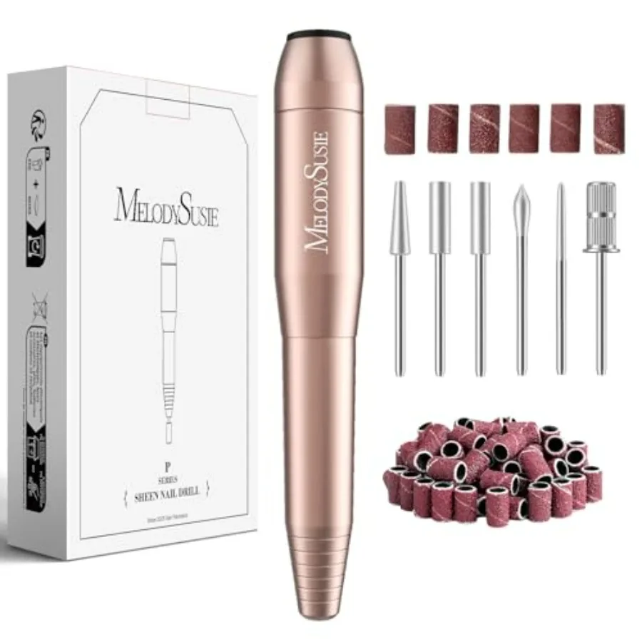 

Pen-Shaped Portable USB Nail Drill, PC120I 20000RPM Electric Nail File with Compact Design for All Nail Care, Manicure Polishin