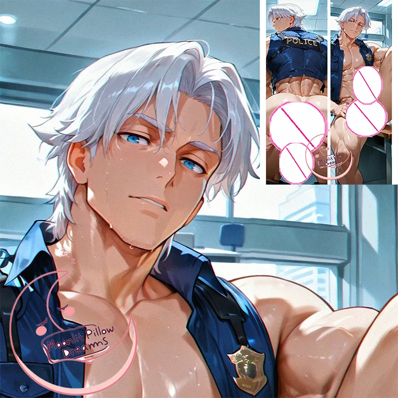 

Dakimakura Dante male Double-sided Print Life-size body pillows cover Adult anime body pillowcase