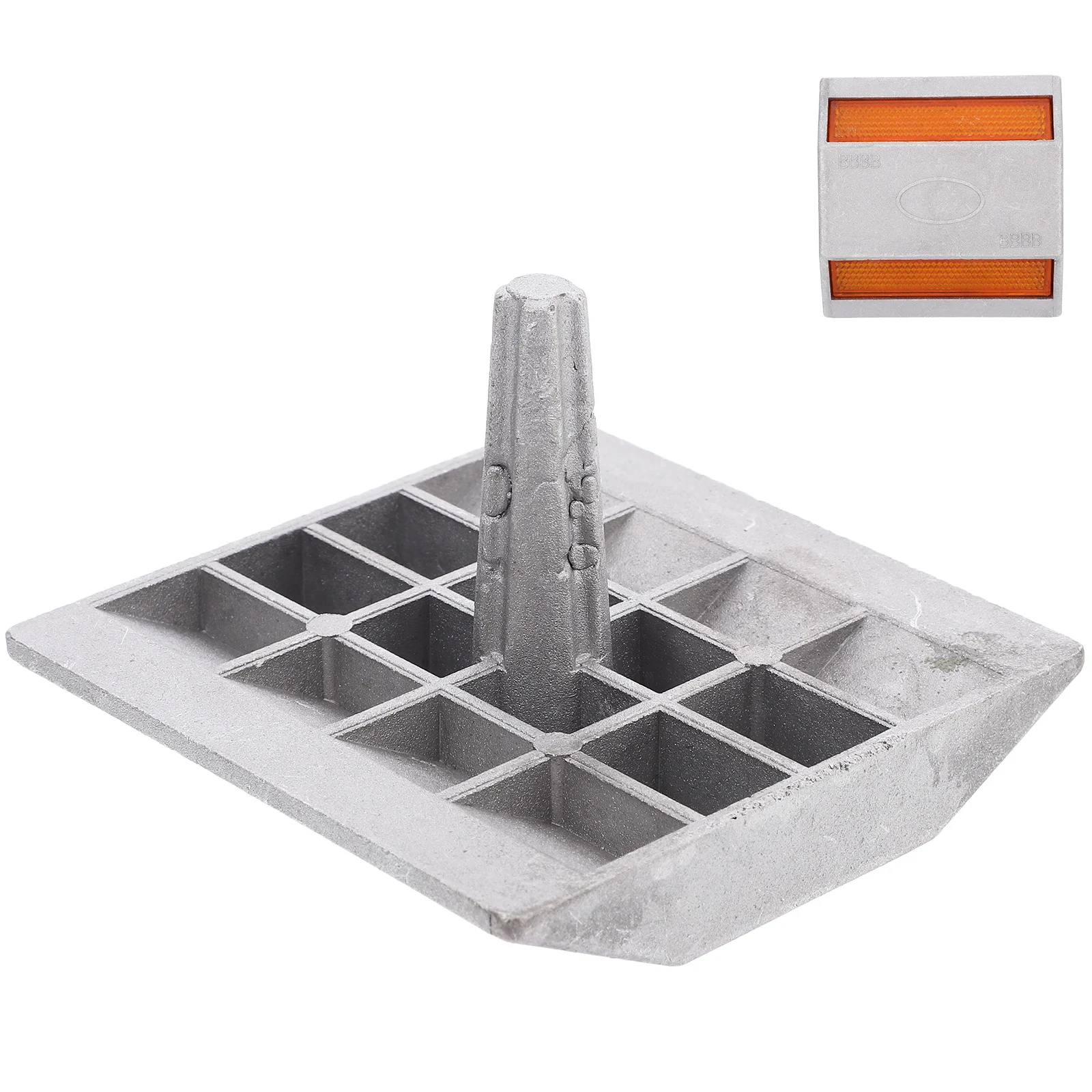 

Reflective Road Studs Marker Aluminum Night Visibility Driveway Garage Parking Lot Speed Reduction Dots For Cars Bikes