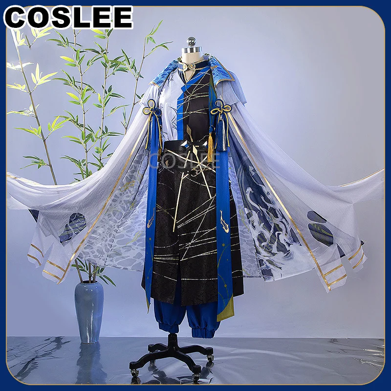 

COSLEE Vtuber NIJISANJI Koyanagi Cosplay Costume After Change Handsome Uniform Role Play Halloween Party Outfit Men S-XXL