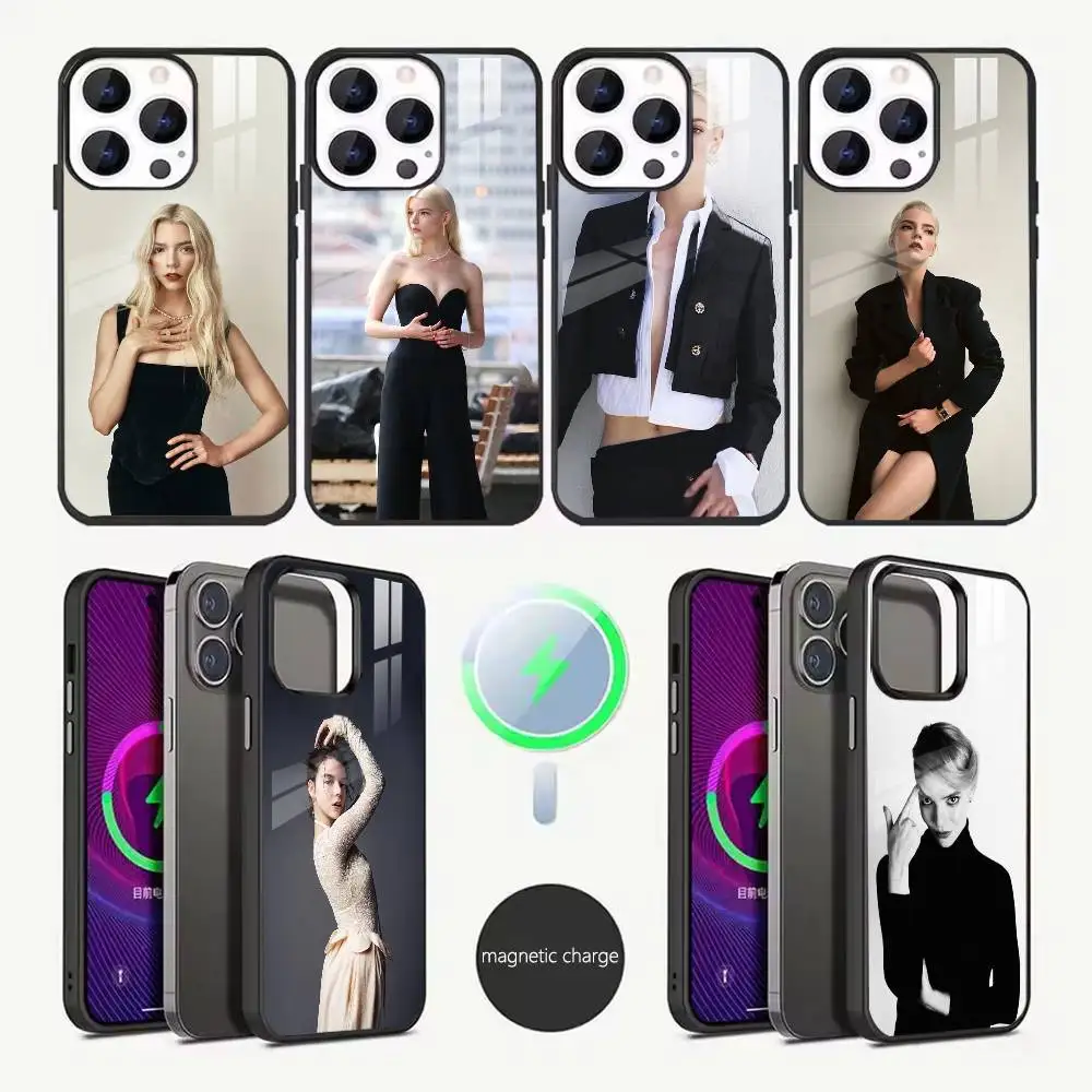 Retro Golden Hair Lady Sorceress  Phone Case For iPhone17,16,15,14,13,12,11,Pro,Max,Plus,,SE4,Magnetic Charging Compatible