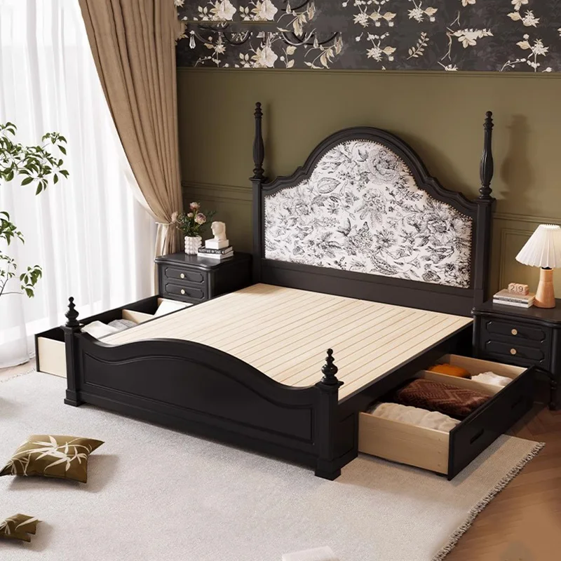 Luxury Modern Bed Bedroom Children Double Single Multifunctional Design Massage Bed Sleeping Letto Matrimoniale Home Furniture