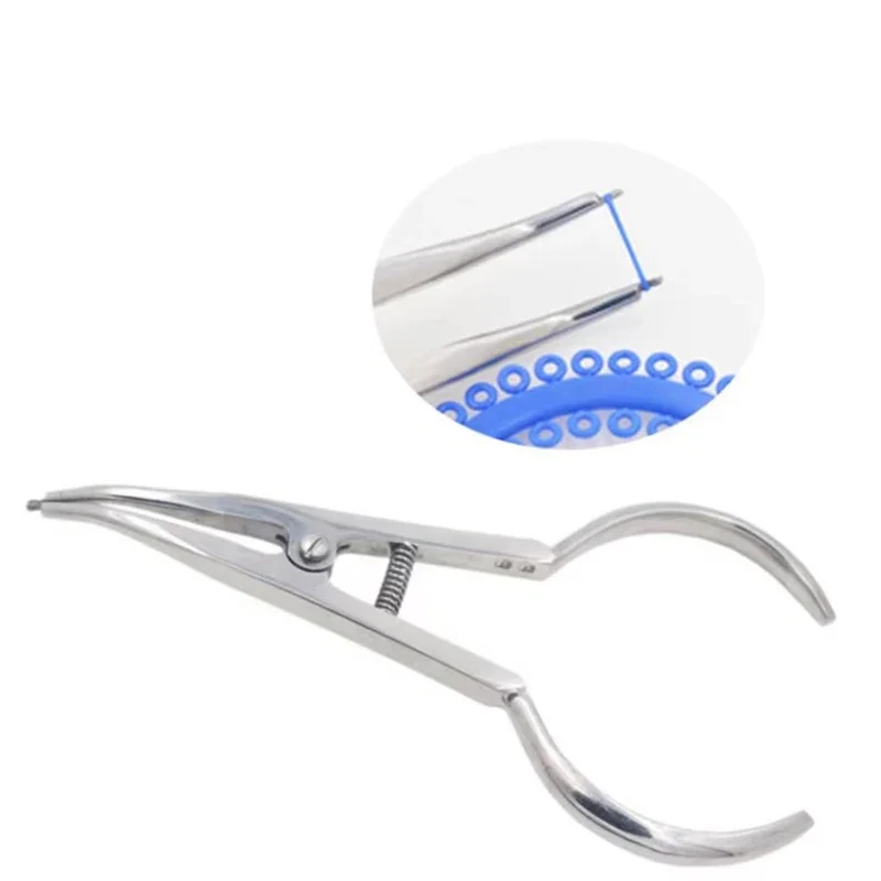 

1PCS Orthodontic Separator Placing Pliers Dental Elastic Rubber Band Stainless Steel Dental Accessories Materials Supplies