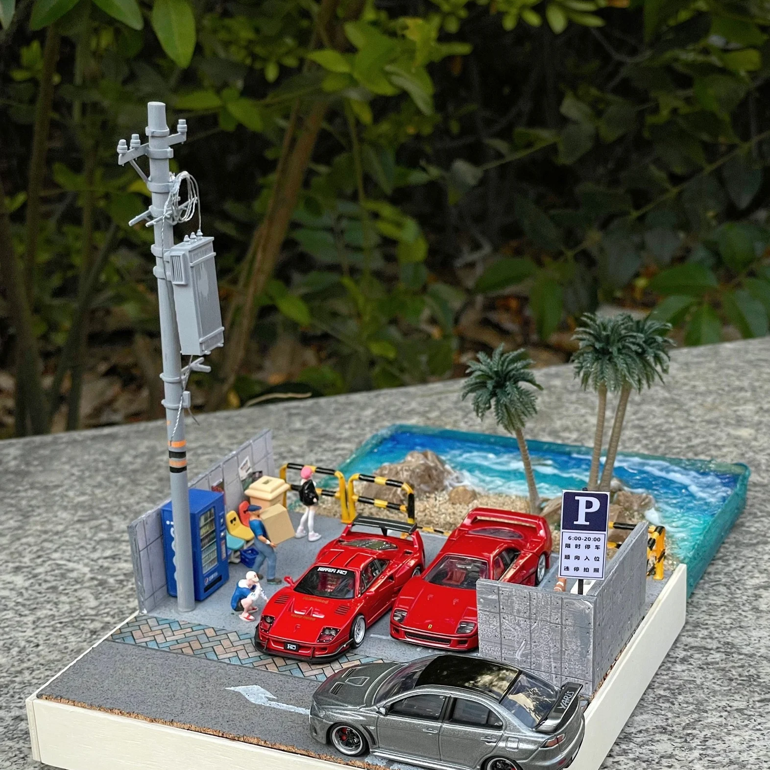 1/64 Scale Miniature Electric Line Pole Model DIY City House Railway Train Park Street Scene Layout Accessories Dioramas 1PCS