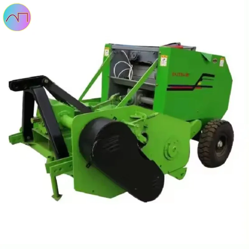 

Wet straw packaging packaging machine Hay corn straw round silage baler
