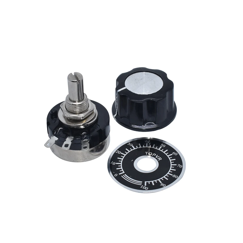 RV24YN20S 101 102 B103 104 105 201 203 204 254 303 501 502 503 504 5K 10K 100K 500K 1M 200K 100 ohm Potentiometer Including knob