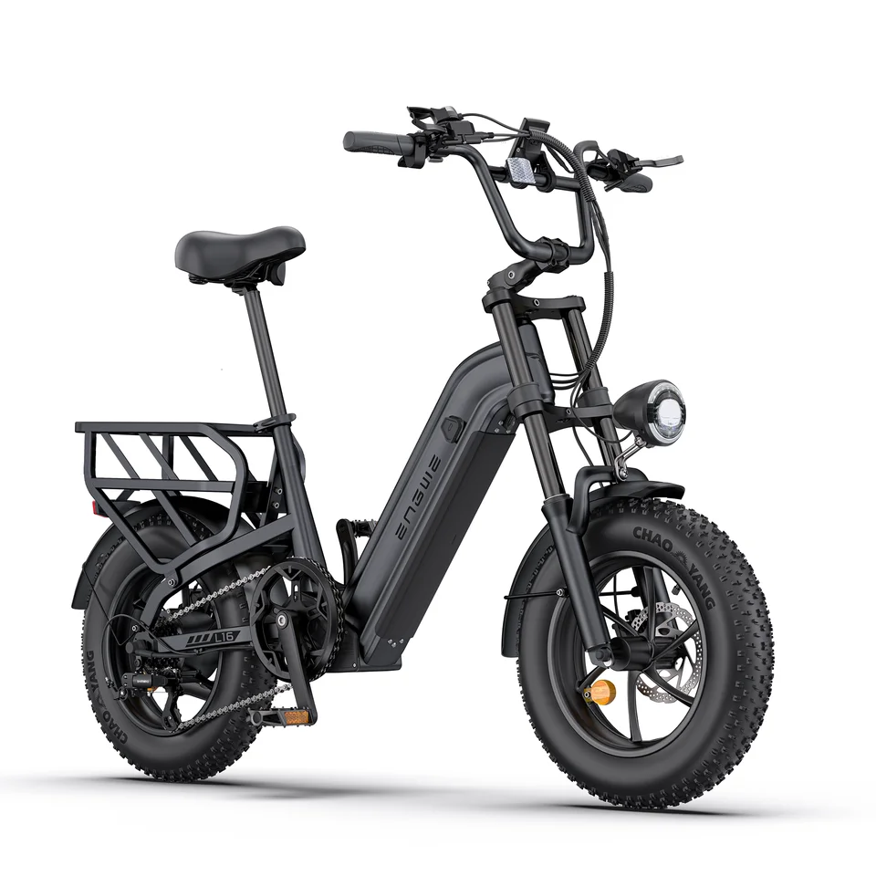 ENGWE L16 750W Electric Bike, 1500W Peak, 48V 18Ah, 28 MPH, 70-Mile Range, 16x4 Fat Tires, Hydraulic Disc Brakes, 7-Speed image 3