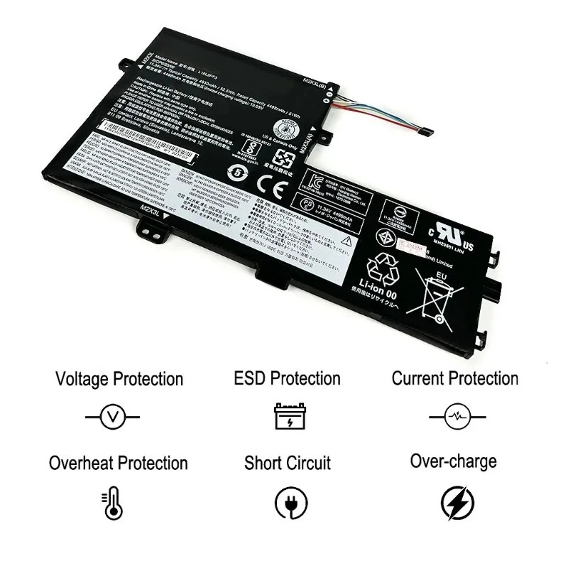 L18L3PF3 Batteria del computer portatile per Lenovo IdeaPad S340 S340-14API/14IIL/14IML/14IWL,S340-15API/15IIL/15IML/15IWL,C340-15IIL
