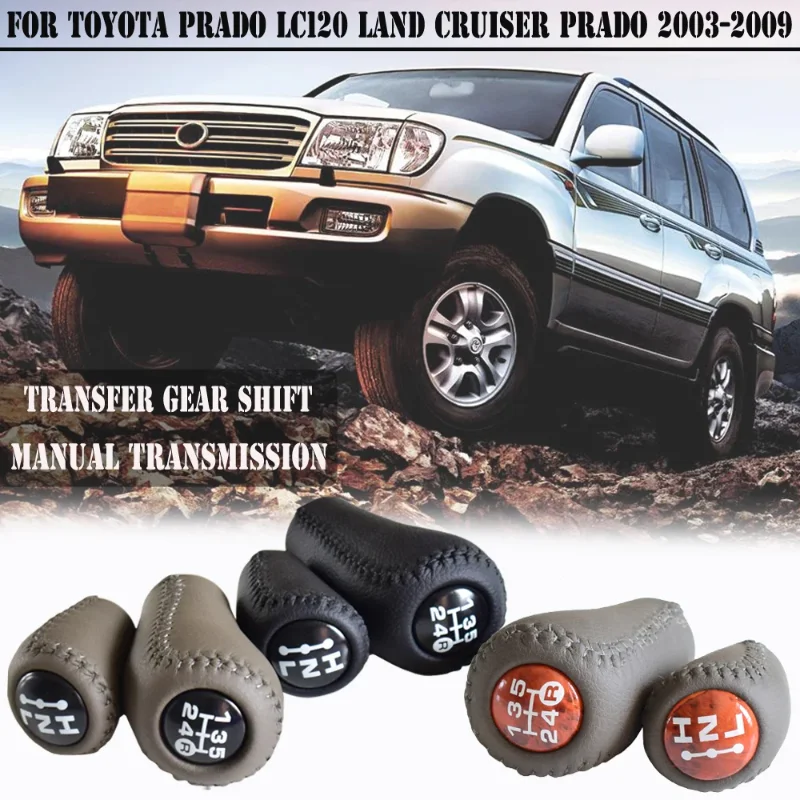 Gear Shift Knob For Toyota Land Cruiser Prado FJ150 FJ120 LC120 03-09 For Toyota Prado 95 120 TLC 80 Shifter Lever Handle Ball view 2