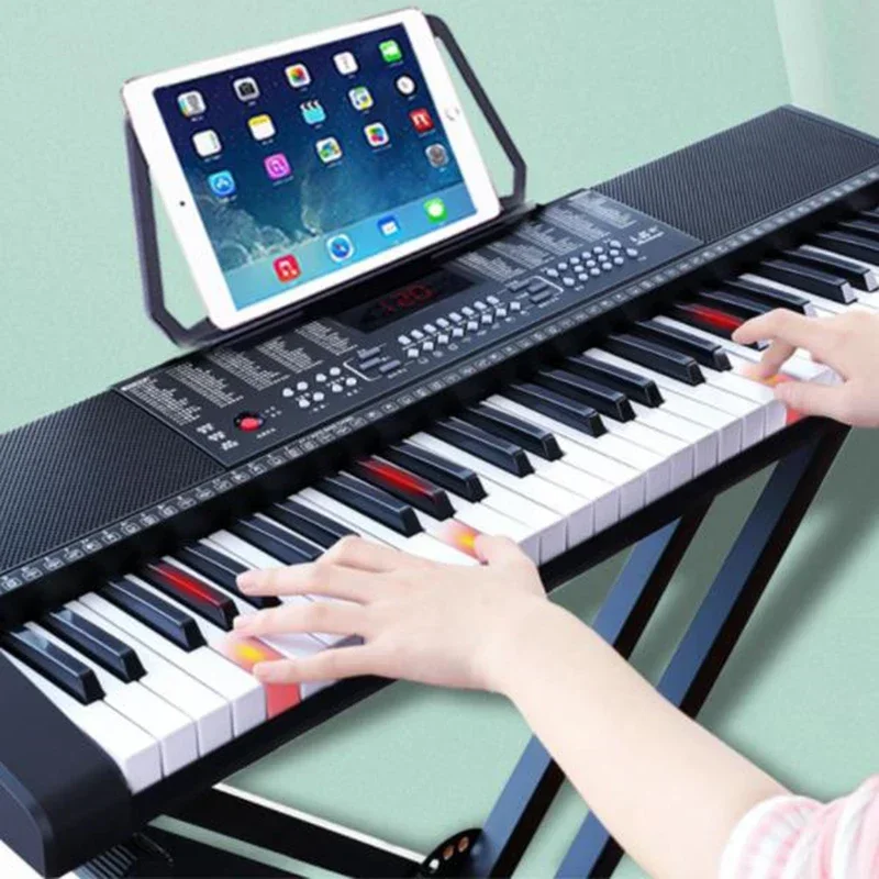 61 Keys Electronic Organ Kids Keyboard Music Electronic Piano Adult Learning Orgue Electronique Electric Instrument WK50EP