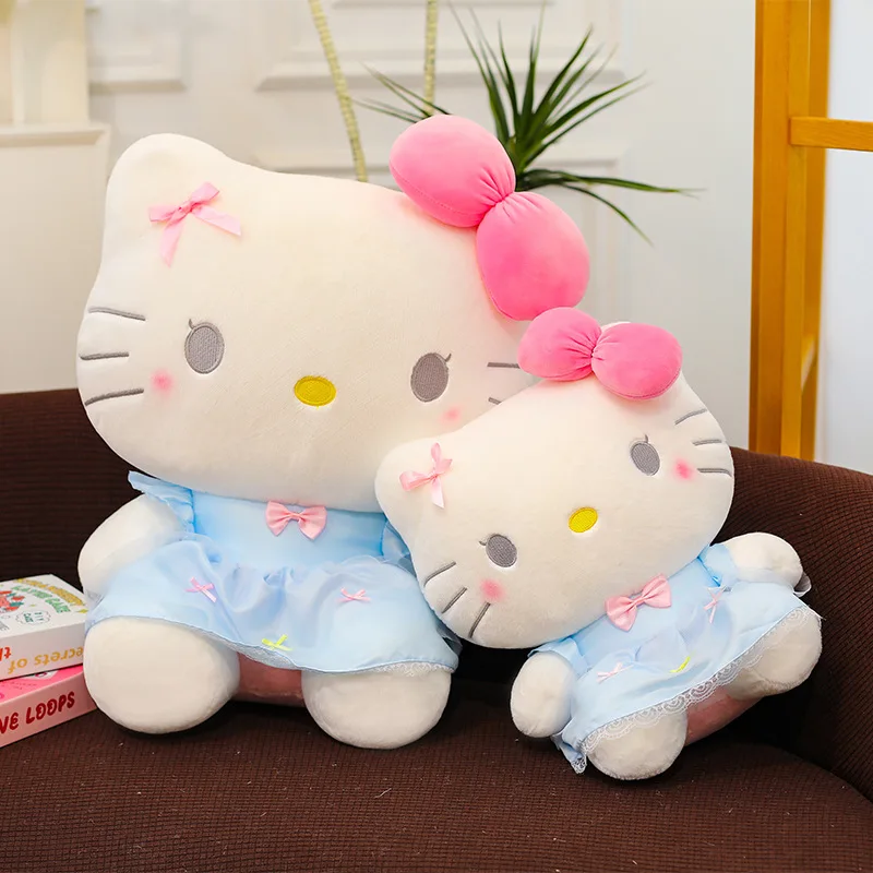 Muñeca MINISO 75cm Dreamland KT Hello Kity, juguete de peluche Kitti, muñeca infantil, regalo de cumpleaños para mujer, muñeca de tela