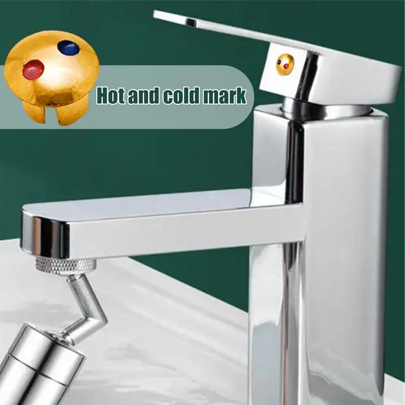 Faucet Handle Hot Cold Water Sign Accessories 20PCS Hot/Cold Water Label Index Buttons Kitchen Bathroom Mixer Tap Indicate