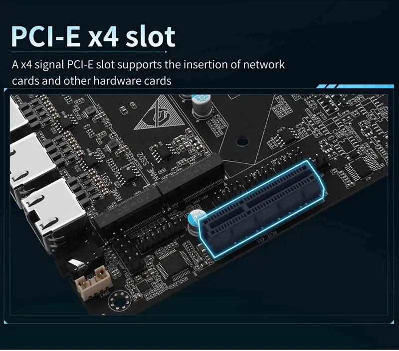 6-Bay Mini ITX Firewall Motherboard 11th Gen Intel I7 1165G7 I5 1135G7 I3 1115G4 2×M.2 NVMe DDR4 Server Router NAS Mainboard